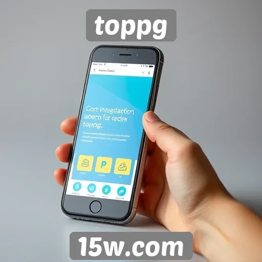 Crítica sobre a usabilidade do site toppg em dispositivos móveis